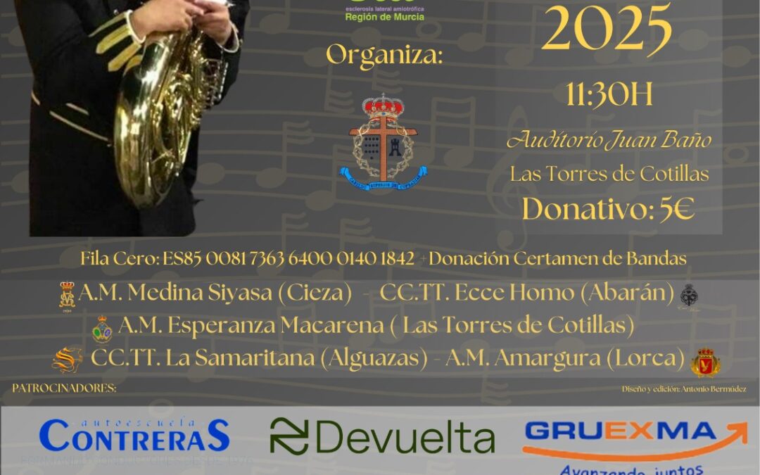 I Certamen de Bandas Benéfico – Memorial Carmelo Moreno Alcolea