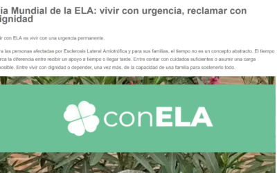 Día Mundial de la ELA: vivir con urgencia, reclamar con dignidad